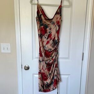 Abstract Print Dress